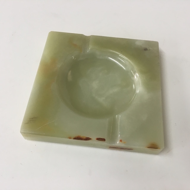 ASHTRAY, Marble - Green Square